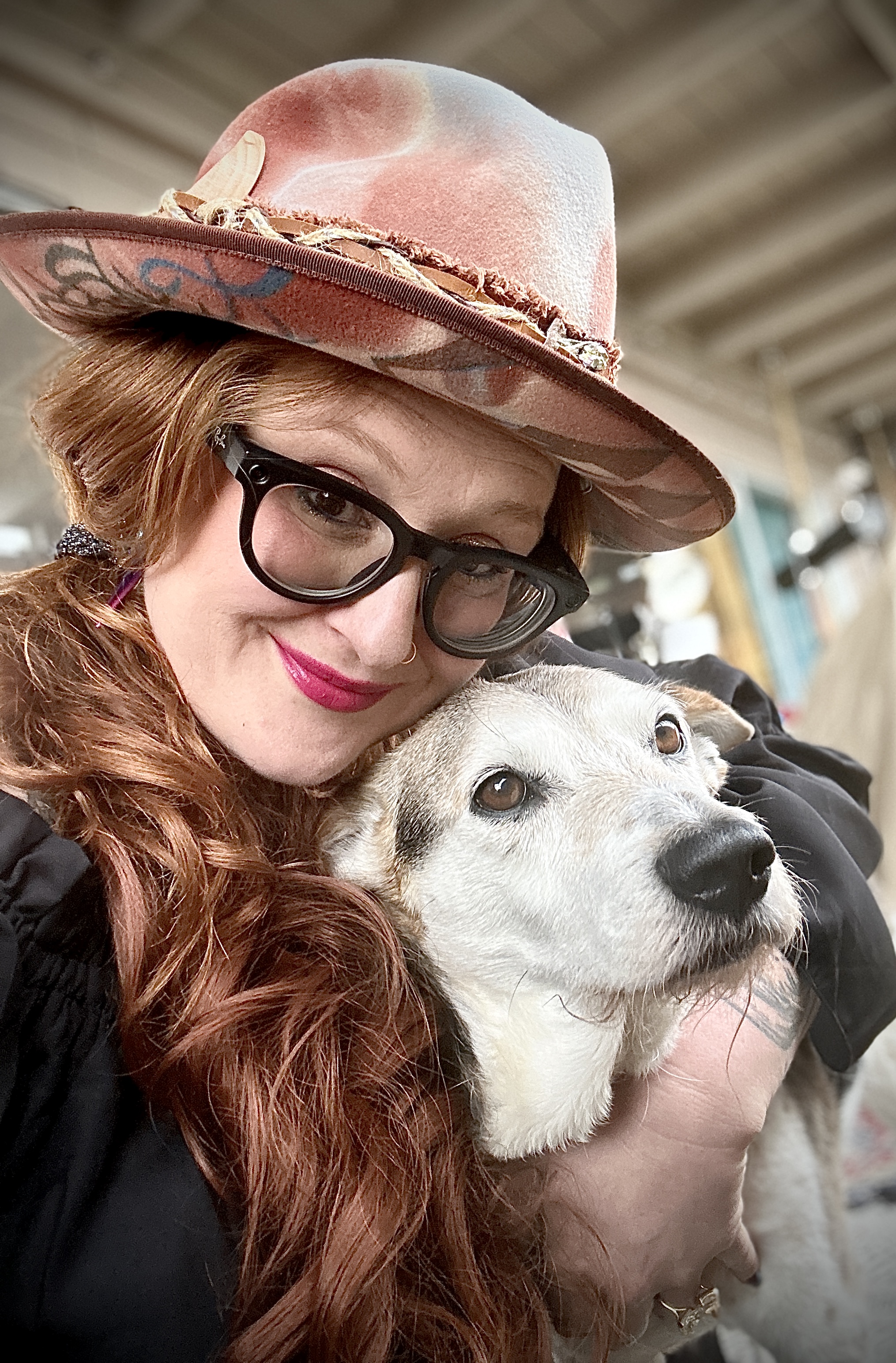 Svetlana with her dog Rad
