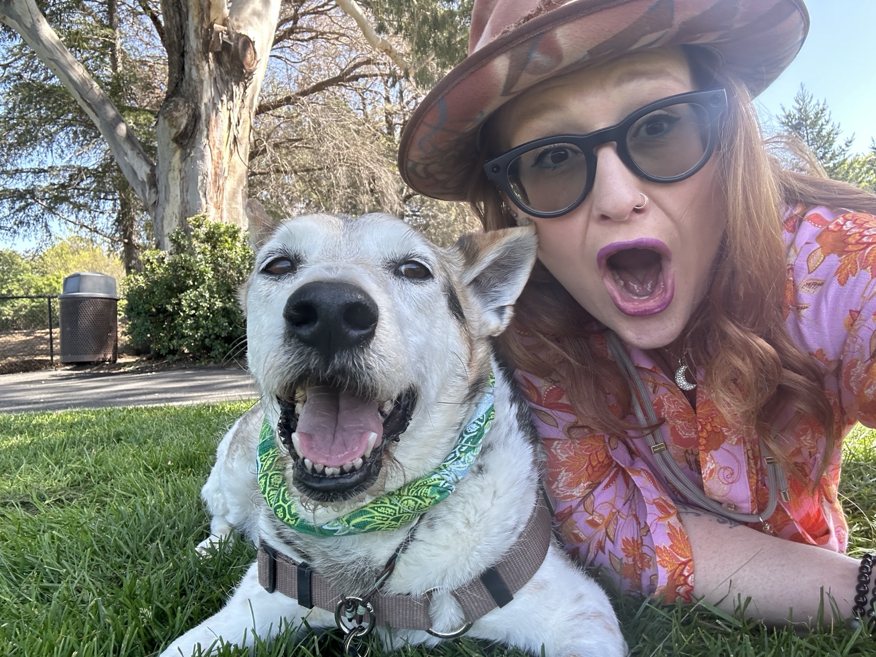 Svetlana with her dog Rad